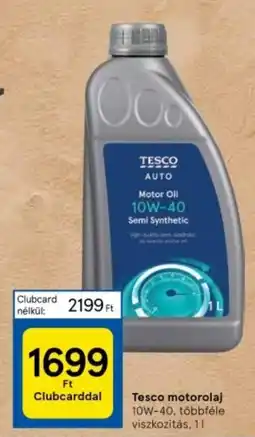 Tesco Tesco motorolaj 10W-40 ajánlat