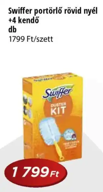 Real Swiffer portörlő rövid nyél +4 kendő ajánlat