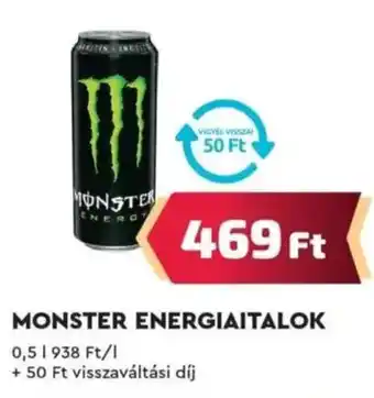 Príma Monster energiaitalok ajánlat