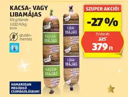 ALDI Kacsa-/ libamájas ajánlat