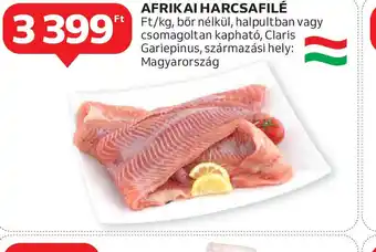 Auchan Afrikai harcsafilé ajánlat