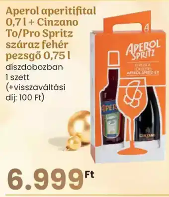 Spar Aperol aperitifital 0,7 l ajánlat