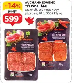 Auchan Auchan kedvenc téliszalámi ajánlat