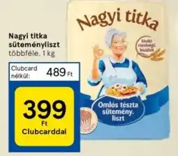 Tesco Nagyi titka süteményliszt ajánlat