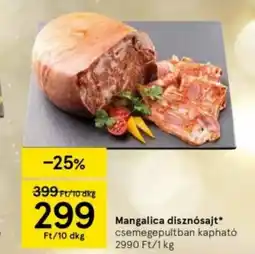 Tesco Mangalica disznósajt ajánlat