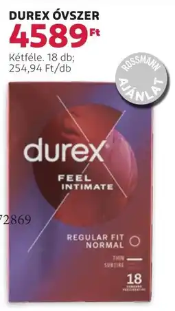 Rossmann Durex óvszer ajánlat