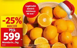 Lidl Mandarin ajánlat