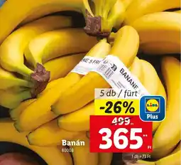 Lidl Banán ajánlat