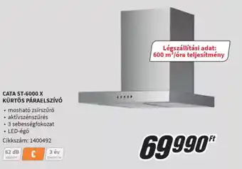 Media Markt CATA ST-6000 X KÜRTÖS PÁRAELSZÍVÓ ajánlat