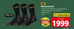Lidl CAT Munkászokni ajánlat