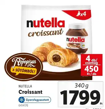 Lidl NUTELLA Croissant ajánlat