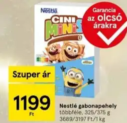 Tesco Nestlé gabonapehely ajánlat