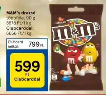 Tesco M&M's drazsé ajánlat