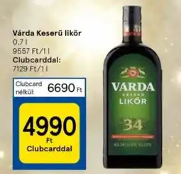 Várda keserű likőr