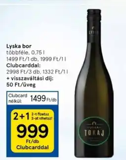 Tesco Lyska bor ajánlat