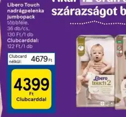 Libero Touch nadrágpelenka jumbopack