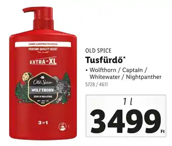 Lidl OLD SPICE Tusfürdő ajánlat