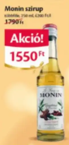 EcoFamily Monin szirup ajánlat