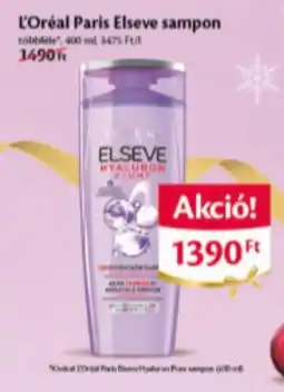 EcoFamily L'Oréal Paris Elseve sampon ajánlat