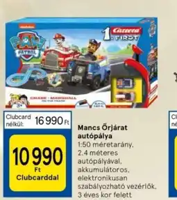 Tesco Mancs Őrjárat autópálya ajánlat