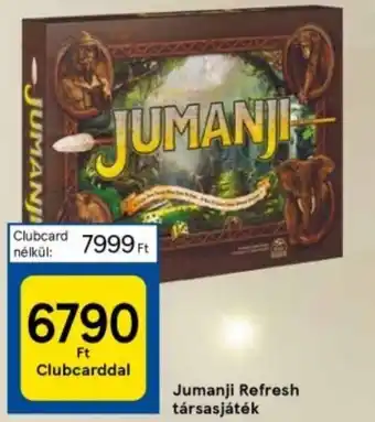 Tesco Jumanji Refresh társasjáték ajánlat