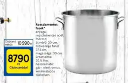 Tesco Rozsdamentes fazék ajánlat