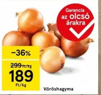 Tesco Vöröshagyma ajánlat