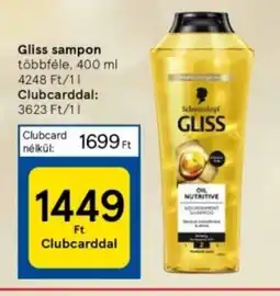 Tesco Gliss sampon ajánlat