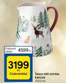 Tesco Tesco téli mintás kancsó ajánlat