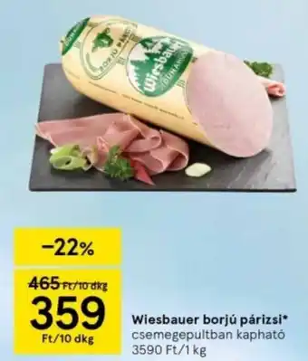 Tesco Wiesbauer borjú párizsi ajánlat