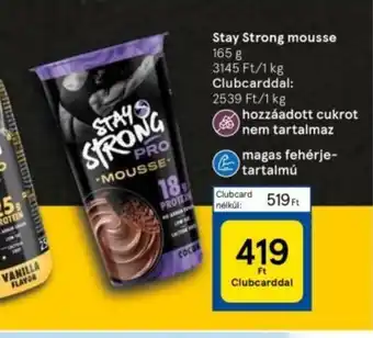 Tesco Stay Strong mousse ajánlat