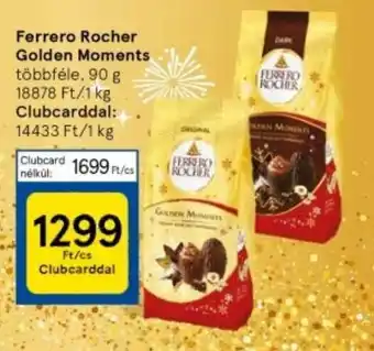 Tesco Ferrero Rocher Golden Moments 90 g ajánlat