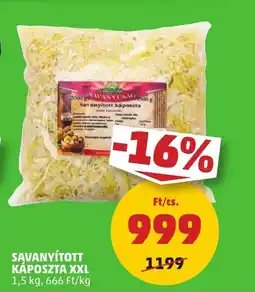 PENNY Savanyított káposzta xxl ajánlat