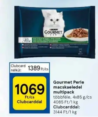 Tesco Gourmet Perle macskaeledel multipack ajánlat