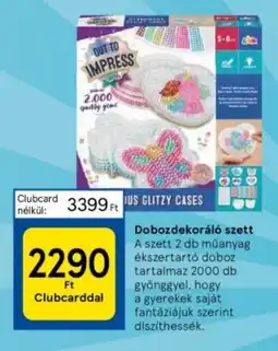 Tesco Dobozdekoráló szett ajánlat