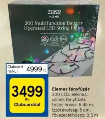 Tesco Elemes fényfüzér ajánlat