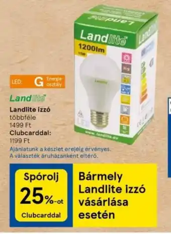 Tesco Landlite izzó ajánlat