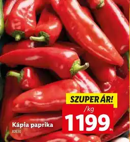 Lidl Kápia paprika ajánlat