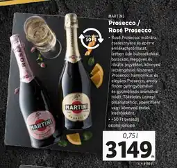 Lidl Martini Prosecco/Rosé Prosecco ajánlat