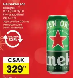 Spar Heineken sör ajánlat