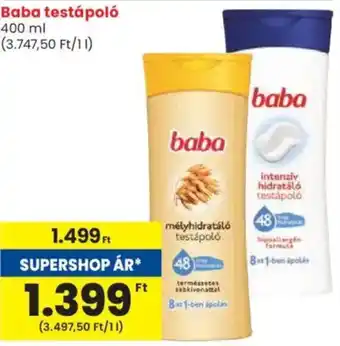 Spar Baba testápoló ajánlat