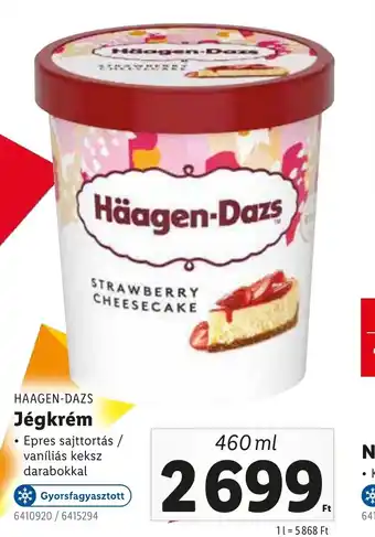 Lidl Hagen-Dazs Jégkrém ajánlat