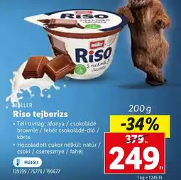 Lidl Müller Riso tejberizs ajánlat