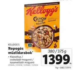 Lidl Kellogg's Ropogós müzlidarabok ajánlat