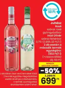 Spar Juhász Rosé / Irsai Olivér ajánlat