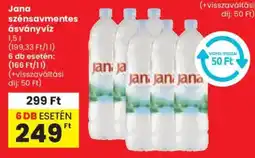 Spar Jana szénsavmentes ásványvíz ajánlat