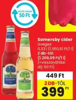 Spar Somersby cider ajánlat