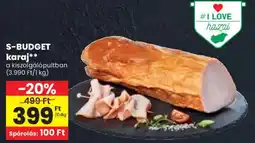Spar S-BUDGET karaj ajánlat