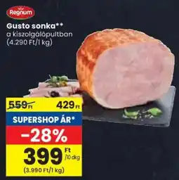 Spar Regnum Gusto sonka ajánlat