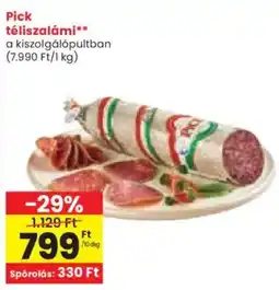Spar Pick téliszalámi ajánlat